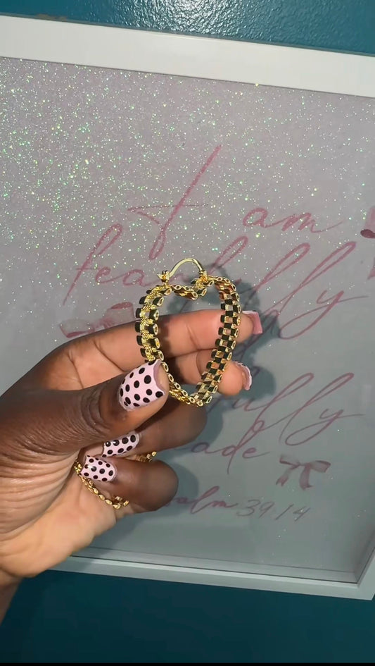 Rolex hoop earrings