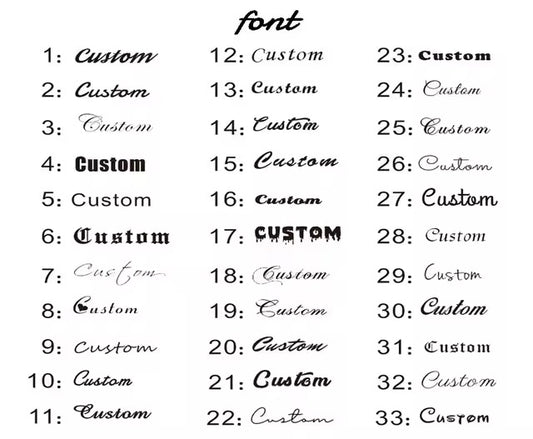 Custom name earrings